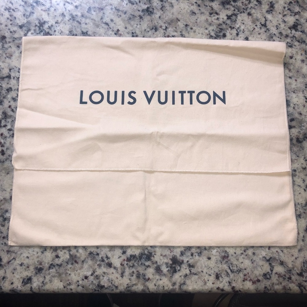 Auth LOUIS VUITTON Fold-Over Flap Protective Storage Sleeper Dust Bag NEW DESIGN